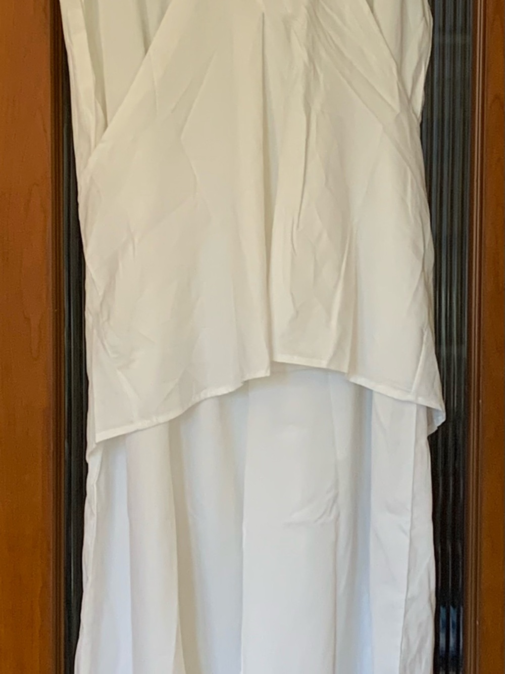 White light weight Two Piece Halter Top and Wide Leg Pants set- Women